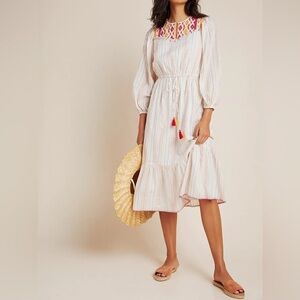 Anthropologie “Saylor” Dacey Embroidered Cover-Up Dress Sz-S